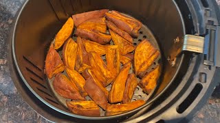 Air Fryer Sweet Potato Wedges [upl. by Nnylyahs]