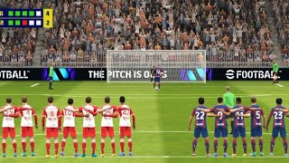 FC Bayern Munich vs FC Barca UEFA penalty shootout 😲 efootball [upl. by Fawne866]