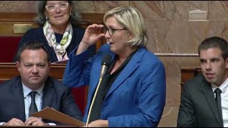 Marine Le Pen a voulu sinviter dans quotle ping pongquot à lAssemblée cest raté [upl. by Camilia]