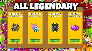 10 Upgrade Monkeys vs 1 ONLY legendary Monkey BTD 6 Upgrade Mod [upl. by Dimo221]