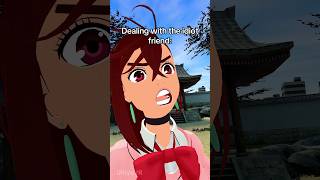 Dealing with the idiot friend be like dandadan anime vr vrchat [upl. by Aysab]