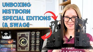 Unboxing Mistborn Leatherbound Editions amp Mistborn Swag Box [upl. by Inglebert]