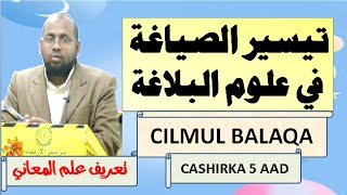 Balaaqa  البلاغة  Cashirka 5 UCaamir Axmed Mayow [upl. by Euphemia725]