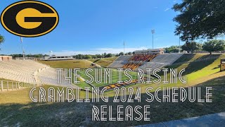 Grambling State 2024 Schedule Release [upl. by Saidee]