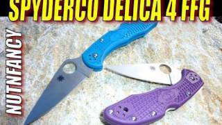 Spyderco Delica 4 FFG quotConvergence of Perfectionquot by Nutnfancy [upl. by Andriana]