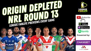 NRL Round 13 Preview  League FanLife  Stars who missed out on State of Origin [upl. by Hsitirb]