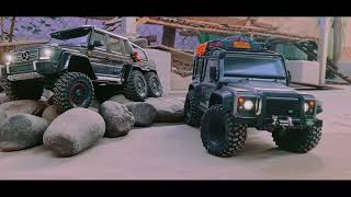 The TRX6 Mercedes Benz 6x6 Vs TRX4 Land Rover Defender [upl. by Supple]