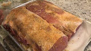 HOW TO MAKE PORK LOIN ROAST IN THE OVEN [upl. by Almond]