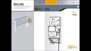 SOMFY  ROLLIXO RTS avec émetteur XSE version Française [upl. by Aowda940]