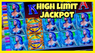 SIRENS MASSIVE JACKPOT  ALSO GOT THE BONUS MULTIPLIER [upl. by Idnahk]