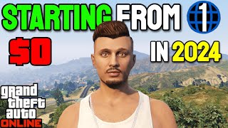 I Started as a Level 1 in 2024 In GTA 5 Online  2 Hour Rags to Riches EP 1 [upl. by Bahr]