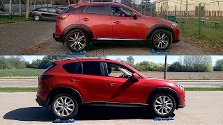 Mazda CX3 AWD vs Mazda CX5 AWD  4x4 test on rollers [upl. by Zacarias]