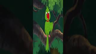 shorts Main Tota Hare Rang ka  Nursery Rhymes hindi cartoon [upl. by Malley219]