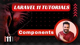 Laravel 11 tutorial 13 Components [upl. by Broder781]