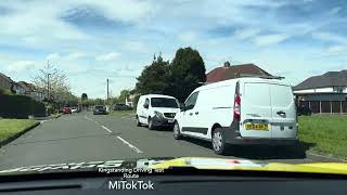 Kingstanding Driving Test Route 4  Kingstanding Birmingham England [upl. by Flossi]