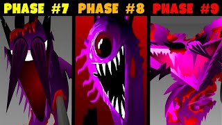 Phase 7 VS Phase 8 VS Phase 9 in Incredibox Sprunki versions  NEW MOD [upl. by Halonna656]