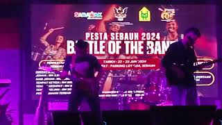 Sempurai Gundai live BOTB Sebauh Fest 2024 cover [upl. by Laughlin]