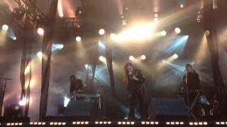 Lykke Li  Gunshot Jimmy Kimmel live Show Hollywood CA [upl. by Nosiddam717]