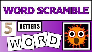 Scrambled Words Games  Jumbled Word Game  Guess the Word Game  Word Scramble  SW Scramble [upl. by Irvine]