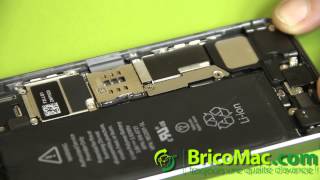 Changement Batterie iPhone 5s  Tuto vidéo BricoMac [upl. by Mary]