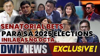 RONDAPILIPINAS  SENATORIAL BETS PARA SA 2025 ELECTIONS INILABAS NG OCTA [upl. by Nnateragram]