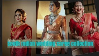 South Indian wedding saree collection 2023 2024 [upl. by Anayi]