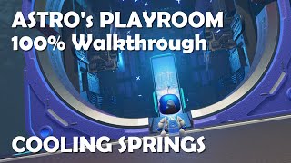 ASTROs PLAYROOM 100 Walkthrough  Cooling Springs PS5 [upl. by Ahseena359]