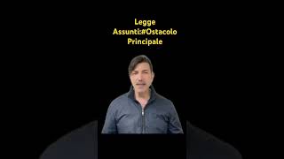 Legge Assunzione ecco il tuo Ostacolo leggediassunzione [upl. by Ecilef]