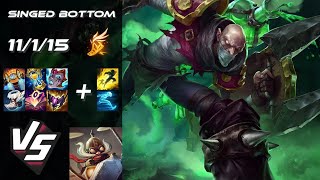 BOTTOM Singed vs Corki  NA Challenger Patch 1423 [upl. by Winchester275]