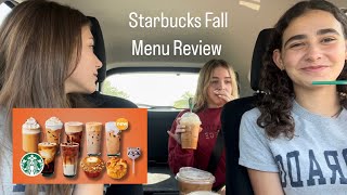 Starbucks Fall Menu Review 2024 [upl. by Bevin]