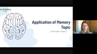 OCR GCSE Psychology  Application of Memory [upl. by Nirmak]