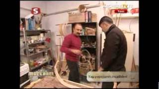 Maceracı  Türk Yayı Yapımı  Bowmaking on National Turkish TV Channel [upl. by Kcira]