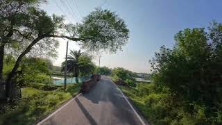 My First Moto Vlog With DJI Osmo Action 4  Beautiful Nature Village in Khulna Bangladesh [upl. by Euqinorev868]