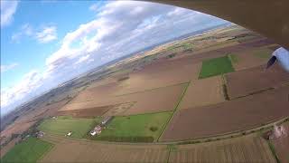 Engine off landing Fenland airfield [upl. by Gayleen611]