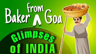 A baker from GOA🔥 Class 10 English Animated glimpses of india [upl. by Anilag]