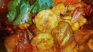 এঁচোর চিংড়ি  Enchor Chingri Recipe in Bengali  Raw jackfruit with prawn [upl. by Yul]