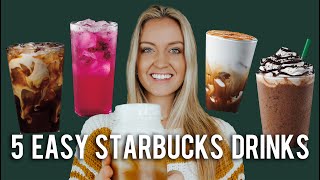 5 Iced Starbucks Drinks You Can Make at HOME [upl. by Chaffee752]