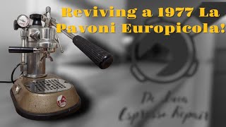 Reviving a 1977 La Pavoni Europiccola Diagnosis amp Safety Check [upl. by Adaven]