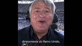 Cléber Machado erra estádio da Champions mas se vinga de demissão da Globo [upl. by Isa]