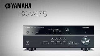 Yamaha RXV475 Receiver  Unboxing and First Look [upl. by Salbu]