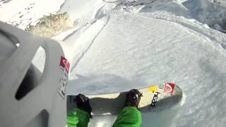 New GoPro HD HERO EXTREME SNOWBOARDING FREERIDE [upl. by Inimod]