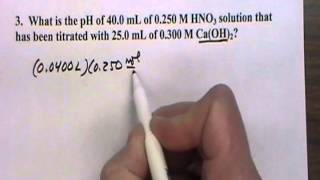 CHEM 1180 Lecture 033 Titration of a Strong Acid with a Strong Base [upl. by Etteraj]