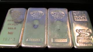 Kilo Silver Bar Comparison [upl. by Eanerb]