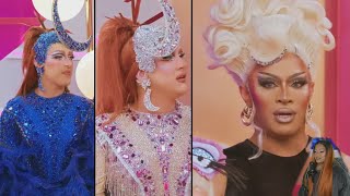 Kween Kong vs Nehellenia amp Pythia Untucked Drama  RuPauls Drag Race Global All Stars [upl. by Ecenahs339]