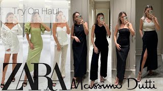 Zara amp Massimo Dutti  Try On Haul  New Spring Collection [upl. by Etnovaj]