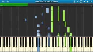 K Project Ed Tsumetai Heya Hitori Piano tutorial [upl. by Llednyl]