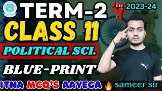 CLASS 11 POLITICAL SCIENCE ANNUAL EXAM BLUE PRINT RELEASE 💥202324 [upl. by Sianna216]