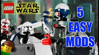 How to Mod the Clone and Battle Droid Battle Pack 75372  Lego Star Wars [upl. by Kcin607]