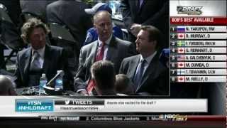 2012 NHL Draft first round part 1 Nail Yakupov goes 1 Hockey [upl. by Atalante]