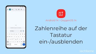 Zahlenreihe auf der Tastatur einblenden oder ausblenden  OnePlus Android 14  OxygenOS 14 [upl. by Atniuqal]